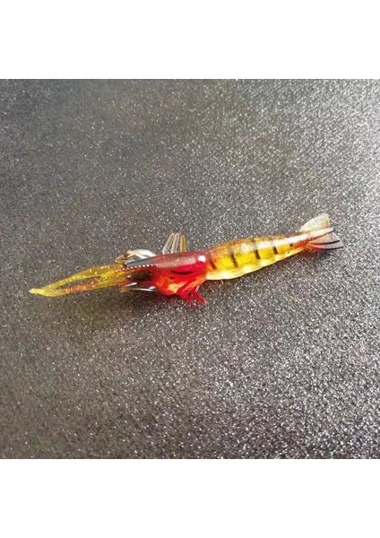 No8 Tarzı M Aydınlık Karides Silikon Yumuşak Yapay Yem Kancalı Fırdöndüler Anzois Para Pesca Sabiki Kuleleri Olta Takımı (Yurt Dışından)