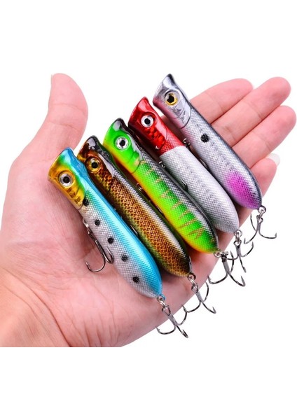 B2 Stili M 11G 6 # Kanca Pesca Yapay Yem Peche Olta Takımı Üst Su Levrek Popper Cazibesi Balıkçılık Wobbler Crankbait (Yurt Dışından)