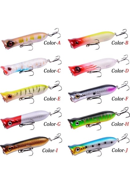 B2 Stili M 11G 6 # Kanca Pesca Yapay Yem Peche Olta Takımı Üst Su Levrek Popper Cazibesi Balıkçılık Wobbler Crankbait (Yurt Dışından)
