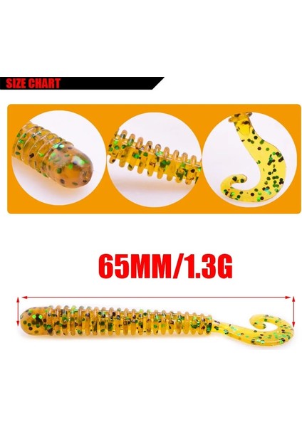 C Stili G Solucanlar Yumuşak Yem Jig Wobbler Balıkçılık Cazibesi Karides Aroması Yapay Silikon Spiral Kuyruk Swimbaits Cazibesi Mücadele (Yurt Dışından) modelleri