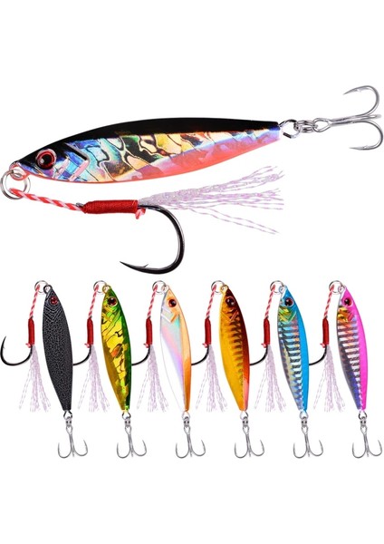 2 Kanca B Tarzı 30G 6.4cm G Jig Parladı Sert Yem Balıkçılık Tüyü Metal Jigger Cazibesi Aksesuarlar Renkli Crankbait Minnow Batan G Yemler (Yurt Dışından)