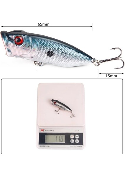 5 Adet 12.5g Kırmızı Kafa Stili G 7cm Popper Balıkçılık Lures Yapay Yem Wobblers Olta Takımı Cazibesi Seti Sazan Balıkçılık Aksesuarları Araçları Alabalık Bas Için (Yurt Dışından) indirimleri