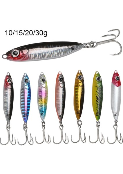 D1 Stili 30G G Jig Sert Parladı G Yem Tüy Metal Jigger Balıkçılık Cazibesi Bas Kancası Renkli Crankbait Jig Minnow Batan (Yurt Dışından) fiyatları