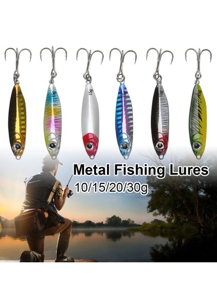 D1 Stili 30G G Jig Sert Parladı G Yem Tüy Metal Jigger Balıkçılık Cazibesi Bas Kancası Renkli Crankbait Jig Minnow Batan (Yurt Dışından) modelleri
