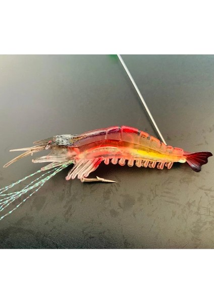 No3 Tarzı M Aydınlık Karides Silikon Yumuşak Yapay Yem Kancalı Fırdöndüler Anzois Para Pesca Sabiki Kuleleri Olta Takımı (Yurt Dışından)