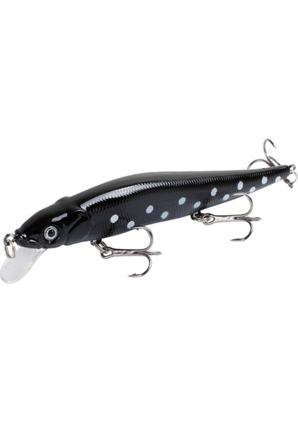 No.6 Tarzı 1 Adet Minnow Balıkçılık Cazibesi 11.5 cm 14G Yüzen Sert Yapay Yem 3D Gözler Bas Pike Crankbait Wobblers Sazan Olta Takımı (Yurt Dışından)