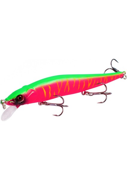 No.6 Tarzı 1 Adet Minnow Balıkçılık Cazibesi 11.5 cm 14G Yüzen Sert Yapay Yem 3D Gözler Bas Pike Crankbait Wobblers Sazan Olta Takımı (Yurt Dışından) fiyatları