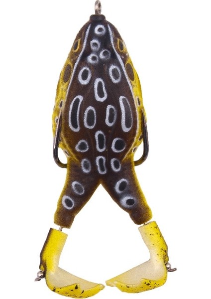 Sarımsı Kahverengi Tarzı 13.6g 90MM Kurbağa Yumuşak Yem Cazibesi Olta Takımı Ağırlıkları G Döner Silikon Çift Kancalı Yem Yüzer Topwater Yemleri Pesca Turna Balığı (Yurt Dışından)