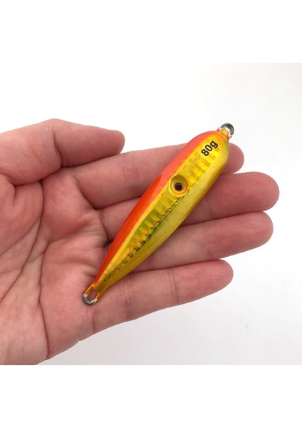 JIG25-SARI Stil 60G Bottomku Kalamar Ahtapot Cazibesi Metal Yavaş Jig Kafa Etek Kanca 40G60G80G Batan Tuzlu Su Balıkçılık Marlin Cazibesi Sert Yem (Yurt Dışından)