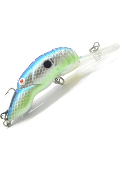C569X6 Stili Wlure 10G 9cm Kerevit Böcek Yemi Derin Su Crankbait Suda Sıkı Eylem Opp Ambalaj C569 ile 2 #6 Tiz Kanca (Yurt Dışından)