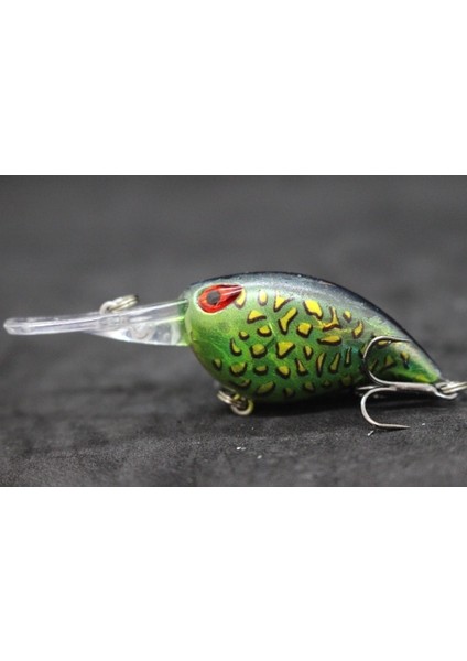 C770X77 Stili Wlure 6cm 5g Derin Dalış Sıkı Wobble Balıkçılık Cazibesi Tatlı Su Sert Yem Yüzen Jerkbait 8 # Hooks Böcek Yemi Crankbait C770 (Yurt Dışından)