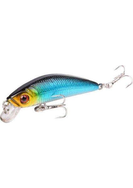 No.7 Tarzı 1 Adet Minnow Balıkçılık Cazibesi Opwater Sert Yem Wobbler Swimbait Sazan Çizgili Bas Pesca Crankbait Jig Bait Olta Takımı Cazibesi (Yurt Dışından) indirimleri