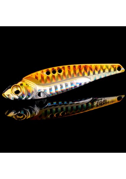 C-Kancasız Stil 10G-6.1CM Metal Vib Bıçak Cazibesi G Batan Titreşim Yemler Vibe Bas Pike Balıkçılık Için Mavi Gümüş Altın Pembe Yeşil Yemler (Yurt Dışından)