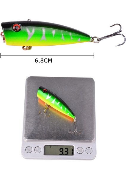 5 Adet 9.3g Turuncu Tarzı G 7cm Popper Balıkçılık Lures Yapay Yem Wobblers Olta Takımı Cazibesi Seti Sazan Balıkçılık Aksesuarları Araçları Alabalık Bas Için (Yurt Dışından) modelleri