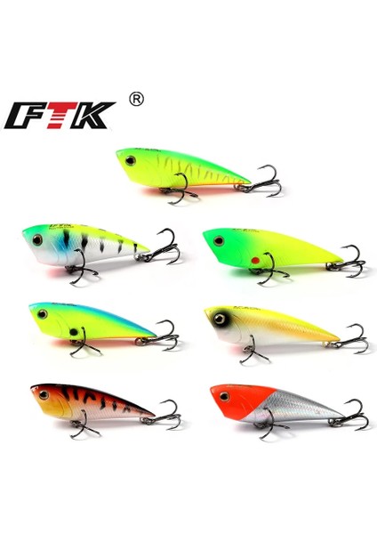 No.6 Tarzı 7g-7cm 7g Yüzen Popper Sert Balıkçılık Lures Japonya 7cm Topwater Trolling Balıkçılık Bait Crankbait Bas Için Yapay Wobblers (Yurt Dışından) modelleri