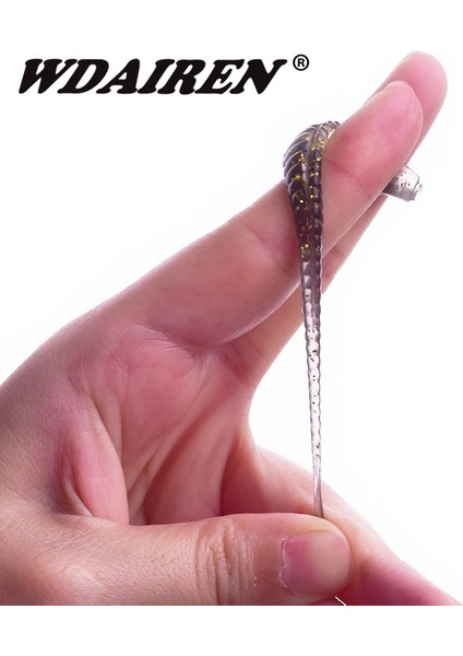 D Stili 70MM 1.8g Lot Kauçuk Solucan Yumuşak Yem Shad Wobblers G Balıkçılık Cazibesi Swimbait Olta Takımı Yapay Silikon Bas Sazan Yemleri (Yurt Dışından) fiyatları