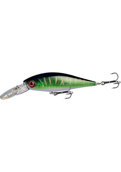 No.2 Tarzı 1 Adet Li Lazer Minnow Balıkçılık Cazibesi 9.4g 10 cm Sert Crankbait Wobblers Yapay Yüzer Jerkbait Trolling Bas Isca Sazan (Yurt Dışından)
