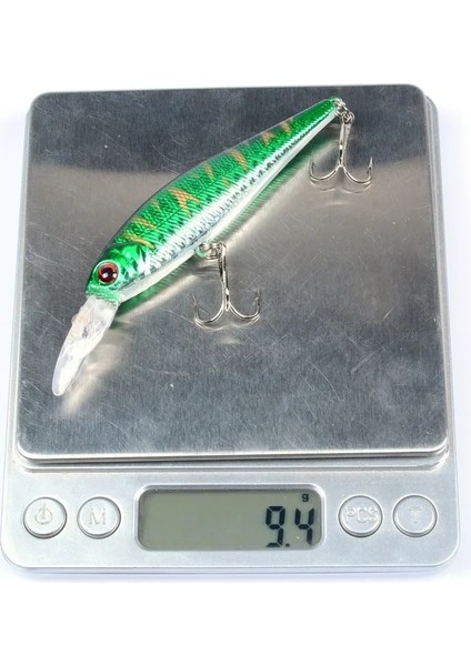 No.2 Tarzı 1 Adet Li Lazer Minnow Balıkçılık Cazibesi 9.4g 10 cm Sert Crankbait Wobblers Yapay Yüzer Jerkbait Trolling Bas Isca Sazan (Yurt Dışından)