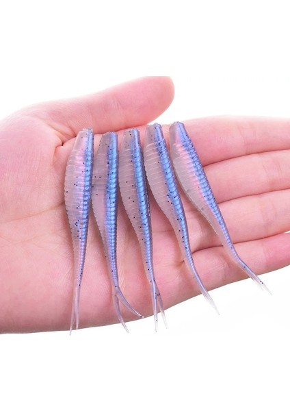 C Stili 70MM 1.8g Lot Kauçuk Solucan Yumuşak Yem Shad Wobblers G Balıkçılık Cazibesi Swimbait Olta Takımı Yapay Silikon Bas Sazan Yemleri (Yurt Dışından)