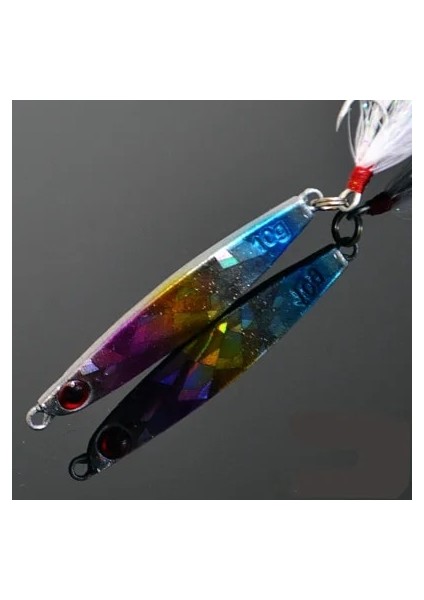 Gökkuşağı Tarzı 10G 9 Renk Metal Vıb Lures G Güçlü Canlı Titreşimler Kaşık Cazibesi Balıkçılık Yemi Bas Yapay Sert Yem 3D Gözler (Yurt Dışından)