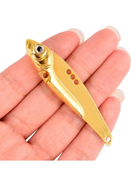 G-No Kanca Tarzı 18G-7.3CM Metal Vib Bıçak Cazibesi G Batan Titreşim Yemler Vibe Bas Pike Balıkçılık Için Mavi Gümüş Altın Pembe Yeşil Yemler (Yurt Dışından)