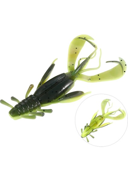 No.3 Tarzı 5pcslot Yumuşak Yem 11CM 12G Çift Taraflı Stil Balıkçılık Lures Derin ve Sığ Sular Için Mükemmel Yaratık Balık Cazibesi (Yurt Dışından)