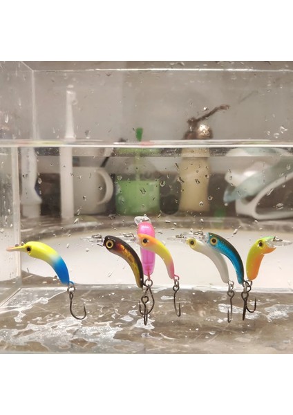 M182-D Stili Diswing Balıkçılık Cazibesi 1.3g Yapay Sert Mini Crankbait Keskin Kanca Minnow Wobblers Alabalık Pike Bas Mücadelesi (Yurt Dışından) fırsatları