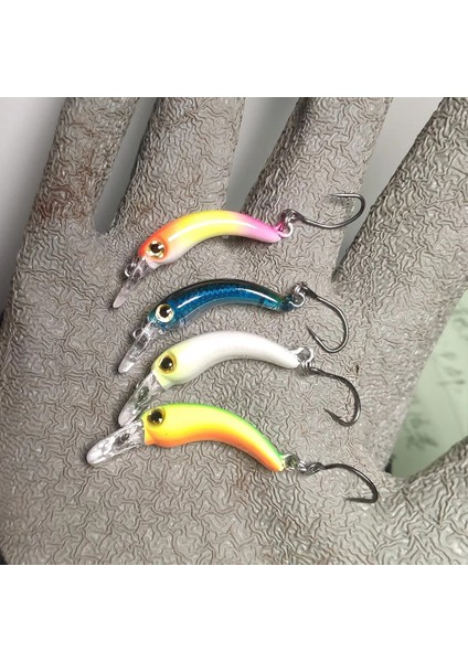 M182-D Stili Diswing Balıkçılık Cazibesi 1.3g Yapay Sert Mini Crankbait Keskin Kanca Minnow Wobblers Alabalık Pike Bas Mücadelesi (Yurt Dışından) indirimleri