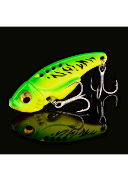 F Stili 10G 1 Adet Metal Vıb Lures Güçlü Canlı Titreşimler Kaşık Yem Balıkçılık Cazibesi Bas Yapay Sert Yem Ağustosböceği Böcek Cazibesi 3D Gözler (Yurt Dışından)