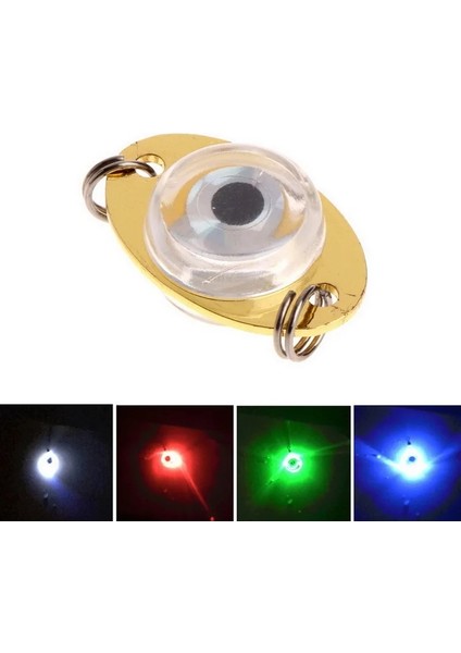 E Stili 1 Adet LED Balık Lambası Mini Balıkçılık Cazibesi Işık LED Derin Damla Sualtı Göz Şekli Balıkçılık Kalamar Balıkçılık Yemi Aydınlık Cazibesi (Yurt Dışından)