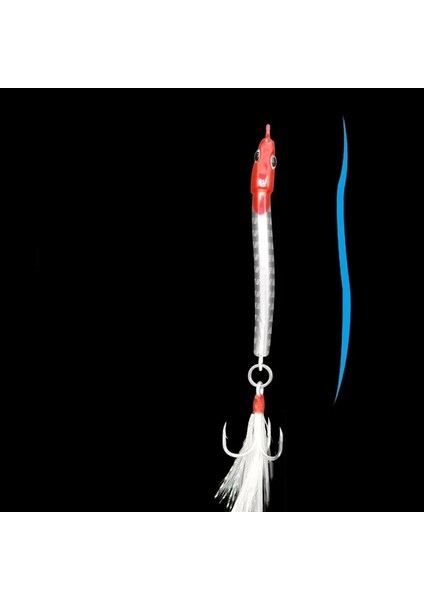 No.6 Tarzı 15G G Jig Sert Parladı G Yem Tüy Metal Jigger Balıkçılık Cazibesi Bas Kancası Renkli Crankbait Jig Uzun Batan (Yurt Dışından) modelleri