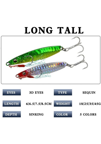 Kırmızı Kafa Stili 85MM 45G Jig Balıkçılık Yemleri Ağırlıklar G Balık Yemi Jig Cazibesi Balıkçılık Jigleri Metal Jig Bas Seti Pesca Tuzlu Su Yemleri Isca Yapay (Yurt Dışından) fırsatları