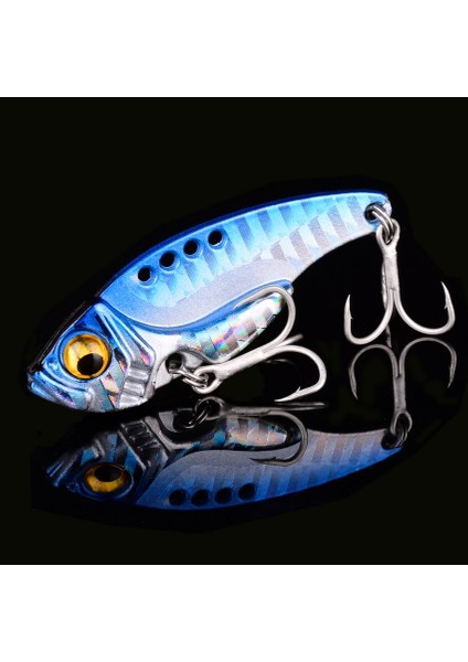 E Stili 20G 1 Adet Metal Vıb Lures Güçlü Canlı Titreşimler Kaşık Yem Balıkçılık Cazibesi Bas Yapay Sert Yem Ağustosböceği Böcek Cazibesi 3D Gözler (Yurt Dışından)