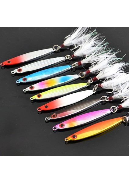 Gümüş Tarzı 7g 9 Renk Metal Vıb Lures G Güçlü Canlı Titreşimler Kaşık Cazibesi Balıkçılık Yemi Bas Yapay Sert Yem 3D Gözler (Yurt Dışından)
