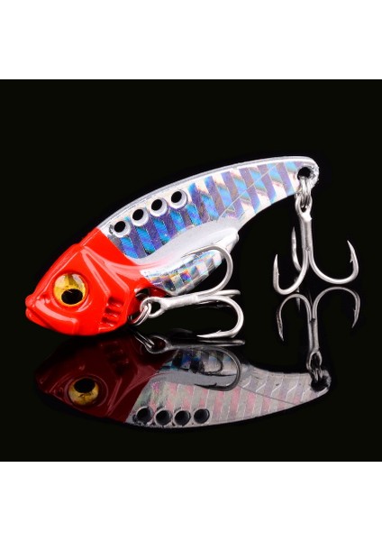 C Stili 20G 1 Adet Metal Vıb Lures Güçlü Canlı Titreşimler Kaşık Yem Balıkçılık Cazibesi Bas Yapay Sert Yem Ağustosböceği Böcek Cazibesi 3D Gözler (Yurt Dışından)