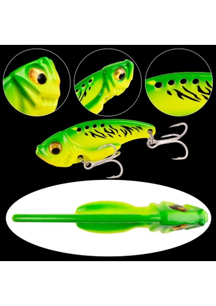 C Stili 20G 1 Adet Metal Vıb Lures Güçlü Canlı Titreşimler Kaşık Yem Balıkçılık Cazibesi Bas Yapay Sert Yem Ağustosböceği Böcek Cazibesi 3D Gözler (Yurt Dışından)