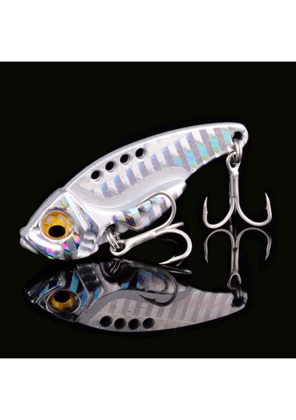 D Stili 20G 1 Adet Metal Vıb Lures Güçlü Canlı Titreşimler Kaşık Yem Balıkçılık Cazibesi Bas Yapay Sert Yem Ağustosböceği Böcek Cazibesi 3D Gözler (Yurt Dışından)