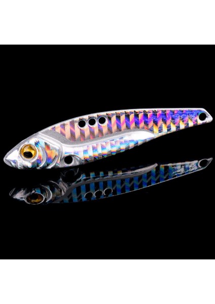 D-Kancasız Stil 25G-8CM Metal Vib Bıçak Cazibesi G Batan Titreşim Yemler Vibe Bas Pike Balıkçılık Için Mavi Gümüş Altın Pembe Yeşil Yemler (Yurt Dışından)