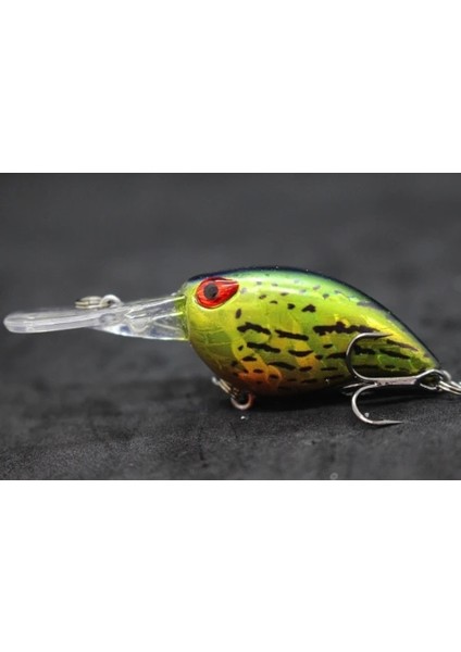 C770X70 Stili Wlure 6cm 5g Derin Dalış Sıkı Wobble Balıkçılık Cazibesi Tatlı Su Sert Yem Yüzen Jerkbait 8 # Hooks Böcek Yemi Crankbait C770 (Yurt Dışından)