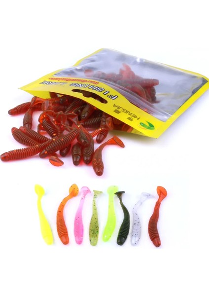 SO041-5 Stili Hengjıa Ack Yumuşak T Kuyruk Balıkçılık Cazibesi Seti Grub Solucan Swimbaits Silikon Yemler Pesca Bas Sazan Olta Takımı Silikon Yem (Yurt Dışından) fiyatları