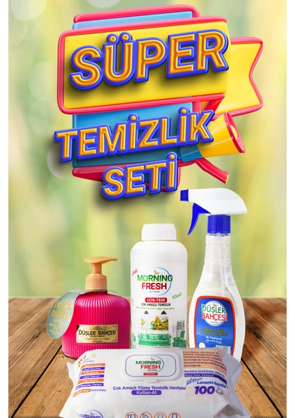 Düşler Bahçesi Süper Temizlik Seti