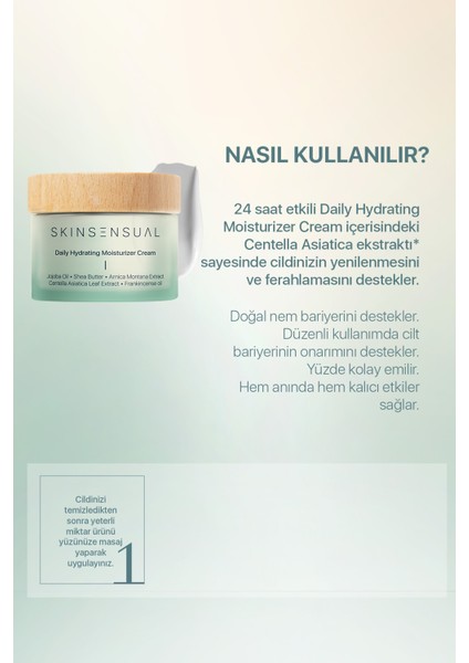 Skin Sensual Yoğun Nemlendirme Etkili Özel Bakım Seti 30 + 50 ml