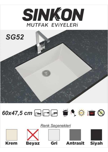 Granit Evye 60X47,5 - SG52 - Sinkon