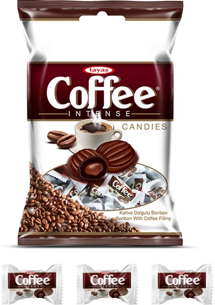 Coffee Intense Kahve Aromalı Sert Şeker 1 Kg Poşetli