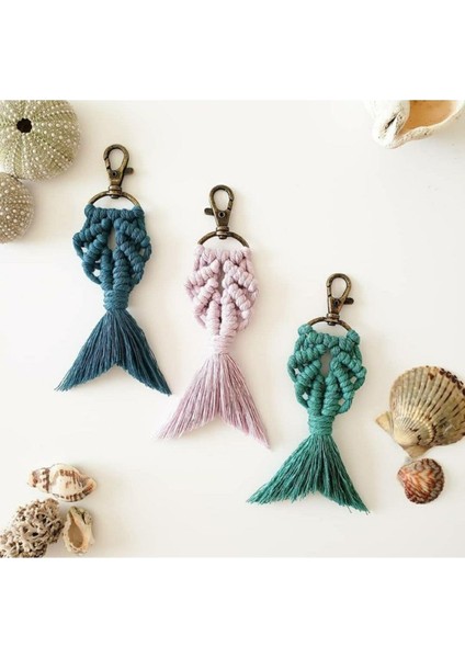 El Örmesi 20’li Makrome 20 Adet Anahtarlık