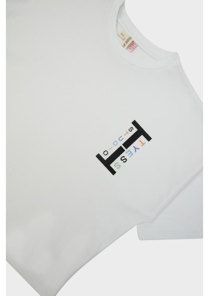 Kız Çocuk Beyaz T-Shirt 23PFWTJ4504 modelleri