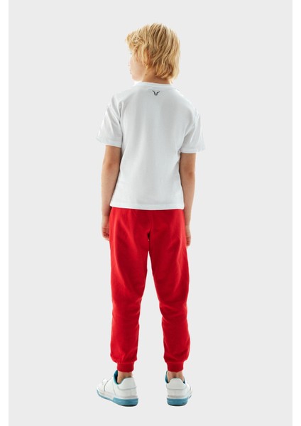 Erkek Çocuk Beyaz T-Shirt 23PFWNB3503