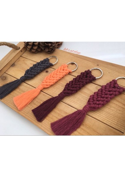 El Örmesi 20’li Makrome 20 Adet Anahtarlık