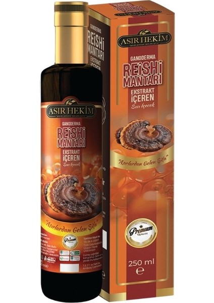 Reishi Mantarı Sıvı Ekstraktı 250 ml