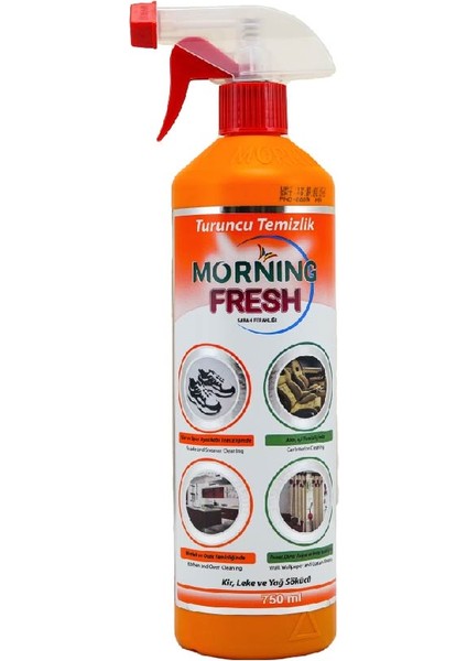 Mornıng Fresh Power Team Kir-Leke ve Yağ Çözücü "turuncu Güç" 750 ml